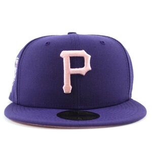 NWT Sz 7 1/4 PITTSBURGH PIRATES 2006 ASG 
FITTED HAT NEW ORCHID PINK
UNDER BRIM
